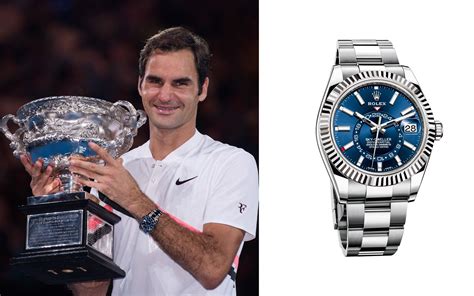 roger federer and rolex.